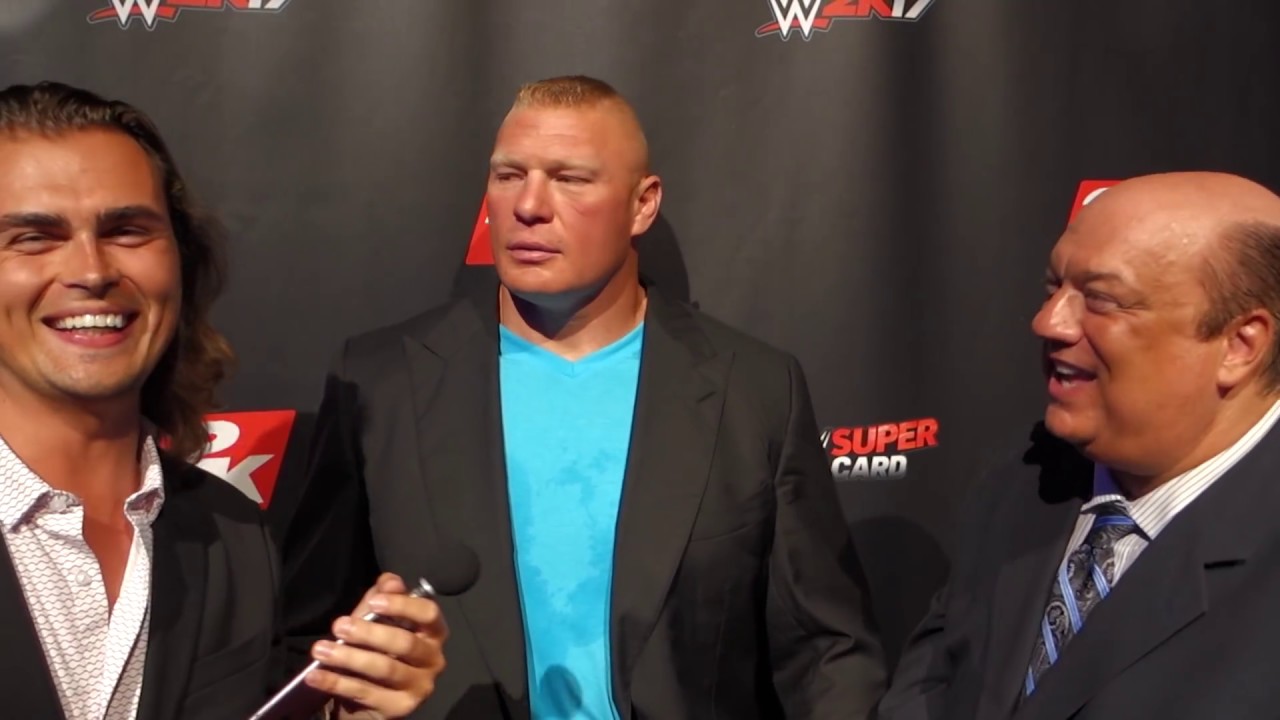 Brock Lesnar at WWE 2K17 Launch Party