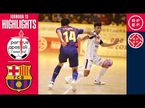 Resumen #PrimeraDivisiónFS | Noia Portus Apostoli 0-1 Barça | Jornada 13