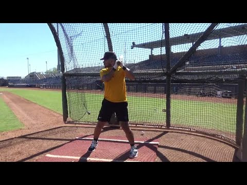 Victor Mesa Jr., OF, Miami Marlins — (2022 Arizona Fall League) BP