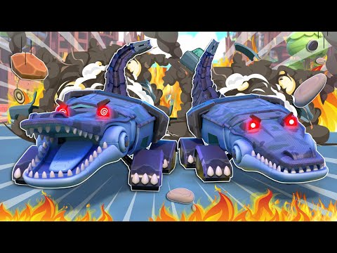 Oh no! Crocodile Truck evil clones around the city! Rescue Squad to the rescue!|Cars Rescue Team