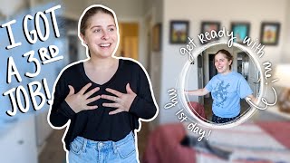 I GOT ANOTHER JOB!! Where I'm Working, What I'll Be Doing & GRWM For My First Shift! | vlogmas day 5