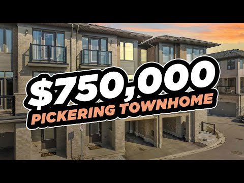 Explore this Pickering townhouse listed for $750,000 (17-1956 Altona Road)