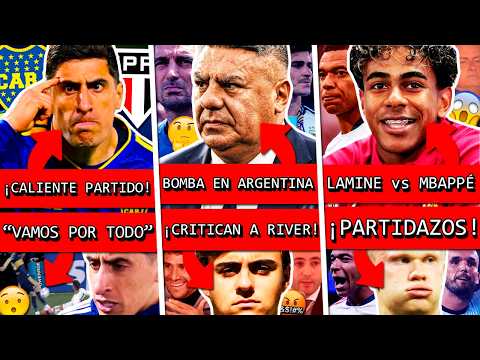 BOCA le ganó a SAO PAULO con PELEAS+ ARGENTINA sorpresa+ YAMAL vs MBAPPE y MADRID+ HAALAND+ RIVER