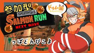 【サーモンラン参加型/配信】初見歓迎！空き巣だなんて野蛮な…ここは穏便に暴力(バイト)で…【スプラトゥーン3】
