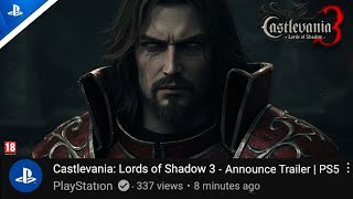 Castlevania: Lords of Shadow 3 - (2025) - First Trailer | Konami | Gamescom | Concept