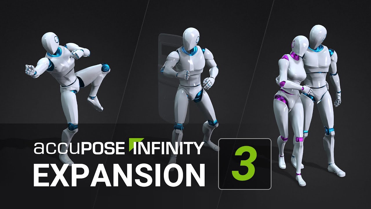 AccuPOSE INFINITY EXPANSION 3 - Riot, Drunken Fist, and 7 More New Models