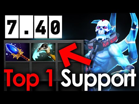 Lich Support Is INSANE in 7.40 — Immortal Pos 5 with Scythe of Vyse #dota2