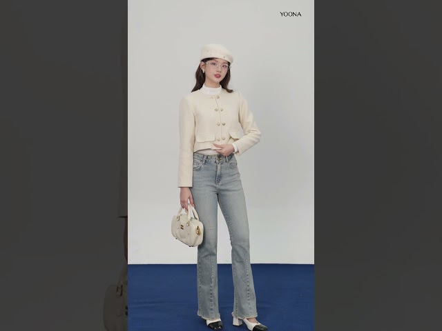 ND19S396 - Áo khoác dạ tweed