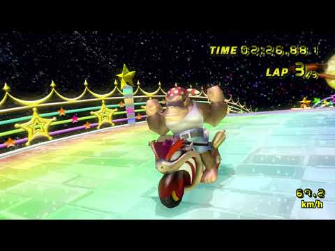 【MKW Bike BKT】 Rainbow Road (No-Glitch) - 2:26.881 - Nonge (w/ Flame Runner)