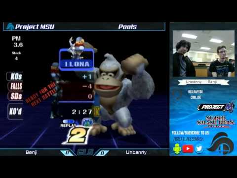 Project MSU Pools - Benji (Donkey Kong/Wario) vs. Uncanny (Sheik)