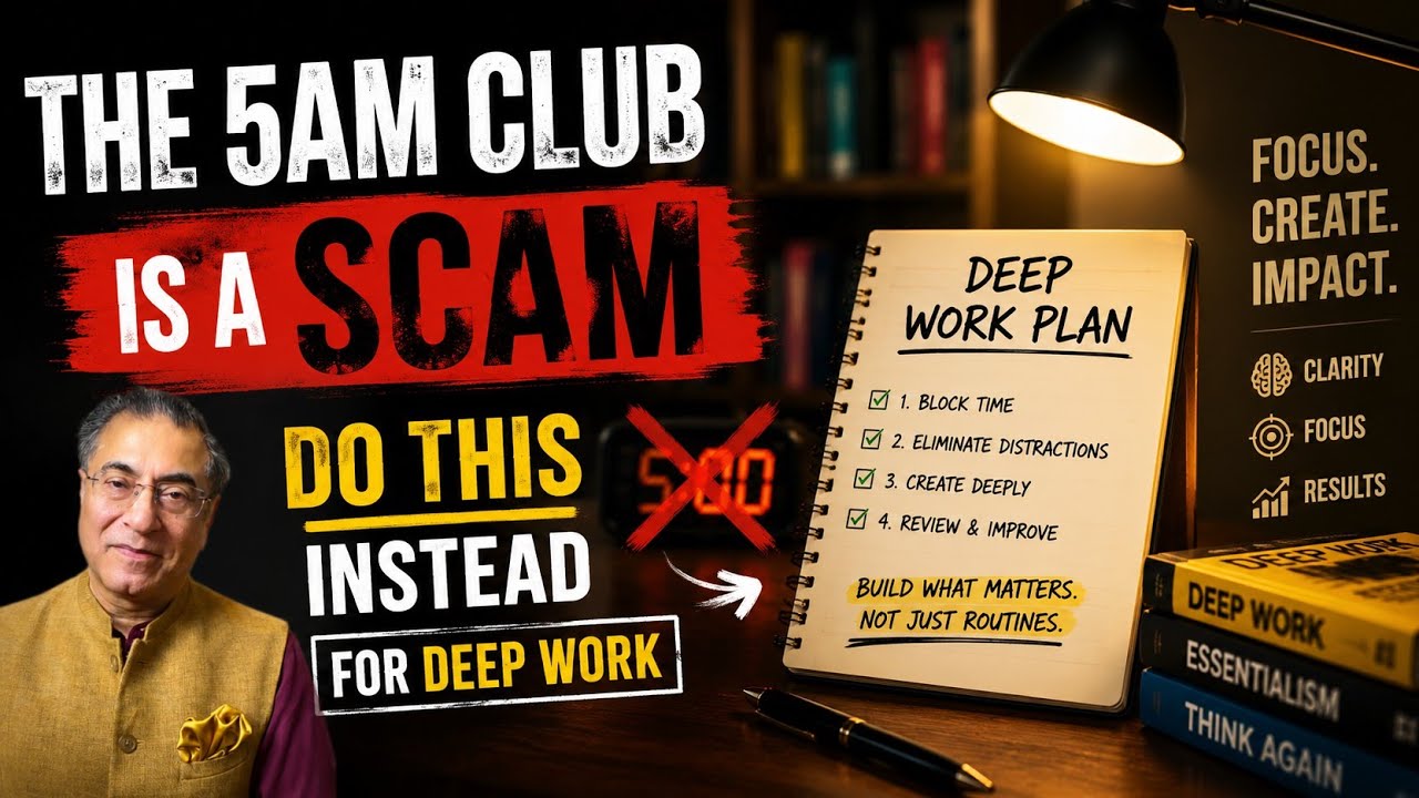 The 5am Club is a SCAM: Do This INSTEAD for Deep Work