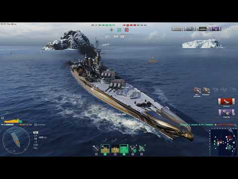World of Warships - Ranked Battles with USS Vermont Gameplay Max Graphics 2021 04 03 03 02 49