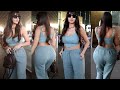 Uff Soo BOOmbastic Nora Fatehi Flaunnts Her Huge Figur In Bodycon Tracksuit Snapped At Airport