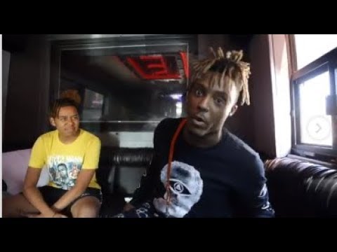 JUIDEWRLD & YBNCORDAE FREESTYLE in the TOUR BUS on TOUR (RAP BATLE)