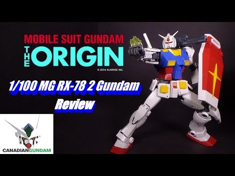 1/100 MG RX-78 2 Gundam  (Origin) Review