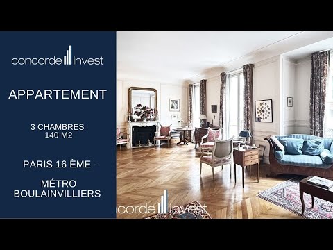 Appartement Métro Boulainvillers - 140 m2 - 3 chambres