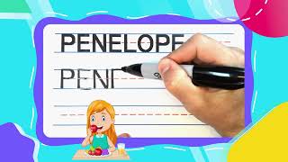 How To Write PENELOPE | Write With Me! -- FOR KIDS