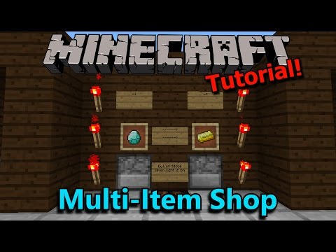 cubfan135 - [Tutorial] Minecraft Multiplayer Trading Shop