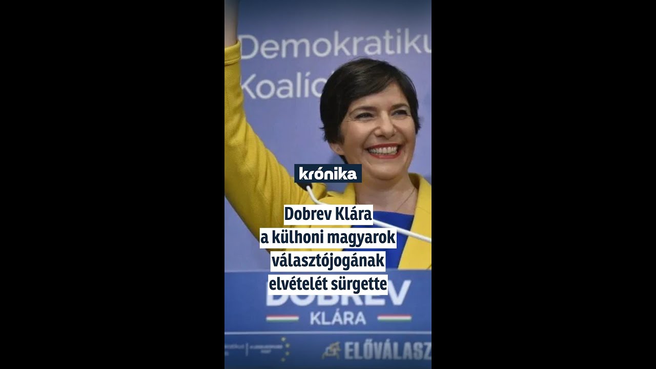 Dobrev Klára elvenné a határon túli magyarok szavazati jogát