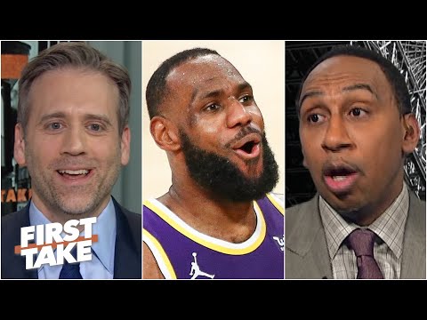 當然，勒布朗是一個失敗者"--Stephen A. & Max迴應勒布朗對NBA的警告｜First Take -------。 ('Of course LeBron's a flopper' - Stephen A. & Max react to LeBron's warning from the NBA |First Take)