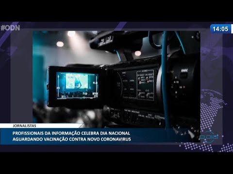 Jornalistas comemoram Dia nacional aguardando vacinação contra novo Coronavirus 07 04 2021