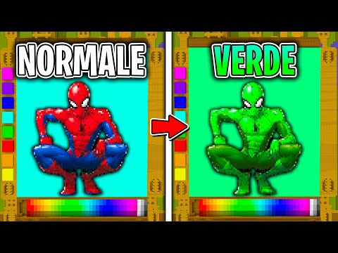 MINECRAFT MA PUOI DISEGNARE SOLO VERDE! - Minecraft ITA