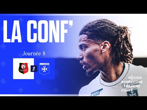 D8 - Press conference with Christophe Pelissier and Clément Akpa before Rennes-AJA