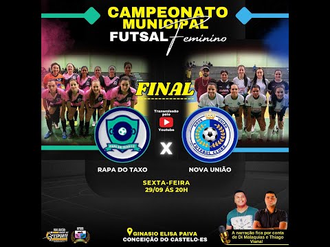 FINAL DO CAMPEONATO MUNICIPAL DE FUTSAL FEMININO 2023