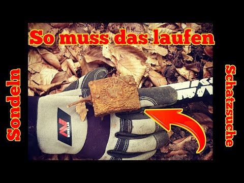 So muss das beim Sondeln auf Schatzsuche mit dem Metalldetektor laufen