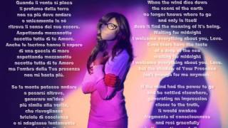 Alice - Aspettando mezzanotte (Waiting for Midnight) with Lyrics and English