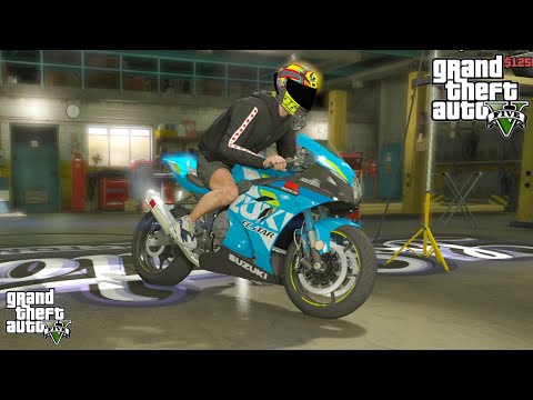 MOTOR KENCANG SUZUKI GSX 1000R TERKENCANG DUNIA 400KM per JAM - GTA V MOD INDONESIA EPISODE SPESIAL