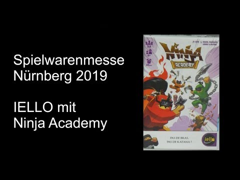 Spielwarenmesse 2019 Nürnberg - IELLO mit Ninja Academy - Die Brettspieltester
