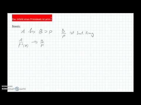 Urbild eines Primideals ist prim | THESUBNASH - Jeden Tag ein neues Mathevideo
