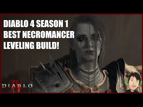 Diablo 4 Season 1 ULTIMATE Necromancer Leveling Build. Bone Spear!