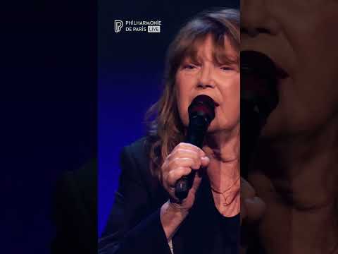 "Oh ! Pardon tu dormais..." de Jane Birkin sur la scène de la Philharmonie #shorts