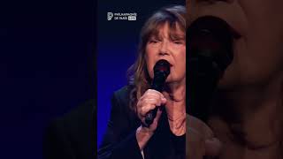 "Oh ! Pardon tu dormais..." de Jane Birkin sur la scène de la Philharmonie #shorts