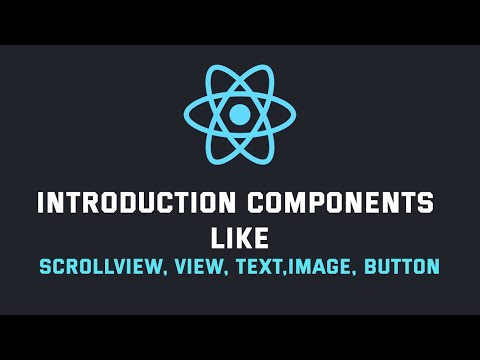 Learn React Native Scrollview View Text Image Button Basic Components Tech Skill Builder