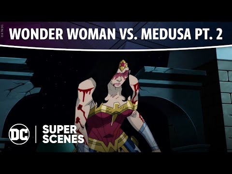 Thumbnail of the video: DC Super Scenes: Wonder Woman vs. Medusa Pt. 2
