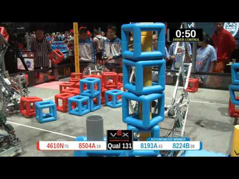 2015 VRC-MS Spir Q131 -  (4610N 8193A) 50-Spirit Div-VRC Middle School-VEX Worlds 2015