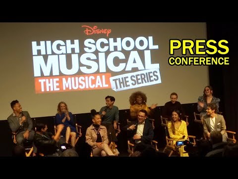 "High School Musical: The Musical: The Series" press conference with cast and creator