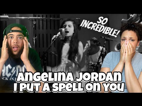 HER VOICE GAVE US CHILLS! | First Time Hearing ANGELINA JORDAN - I Put A Spell On You REACTION