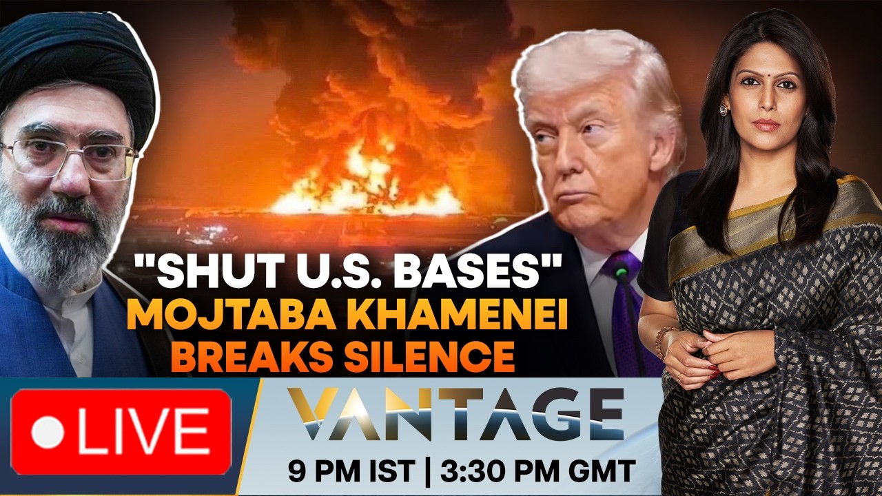 LIVE: Iran Hits Gulf Fuel Tanks; Mojtaba Khamenei Breaks Silence | Vantage with Palki Sharma