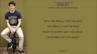 Glee _ Misery Lyrics