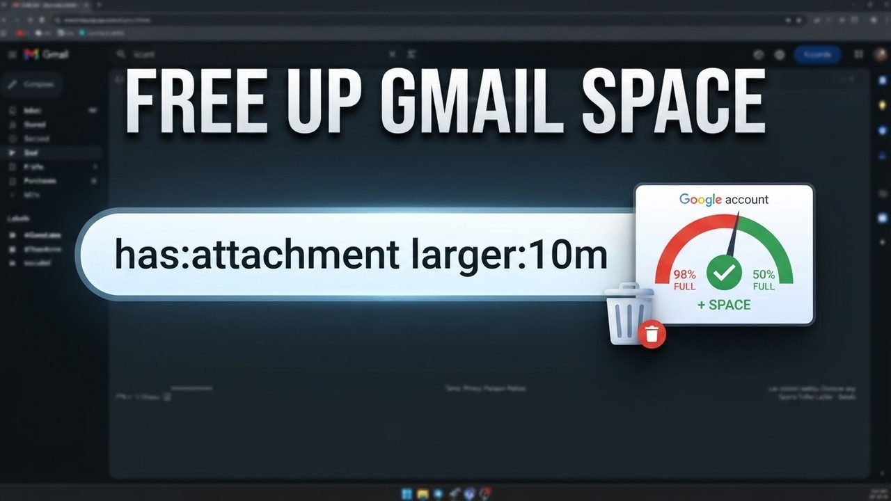 How To Find Large Attachments in Gmail (Quick and Easy)