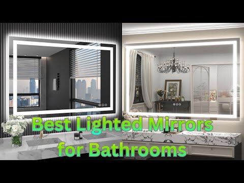 Rectangular Bathroom Mirror With Lights