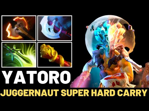 YATORO Juggernaut Super Hard Carry Build 7.33 Dota 2