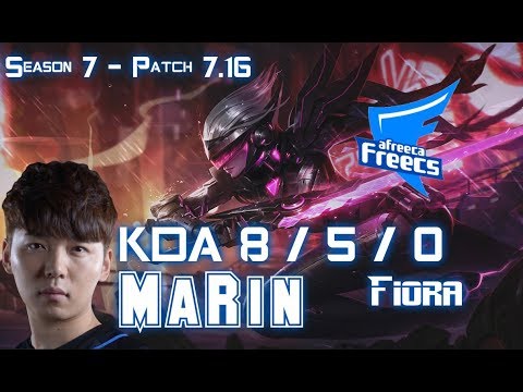 AFs MaRin FIORA vs JAX Top - Patch 7.16 KR Ranked