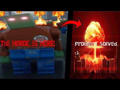 Nuking the Horde in Brick Rigs