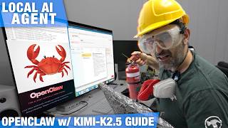 How to SAFELY Run OpenClaw with Kimi-K2.5 & LOCAL AI ⚡ (Clawdbot)