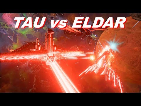 TAU vs Eldar! Rank 46, Heroic Difficulty, 1500 Points - Battlefleet Gothic Armada